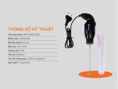 Máy đánh bọt cà phê đa năng Uniblend DC-25 +8%