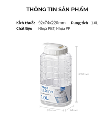 Bình nước LocknLock  Jug 1,0 Lít (HAP810) - T24 +8%