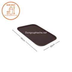 Khay chống trượt Chữ Nhật Cherry 36x46cm (1418) - T14 -8%