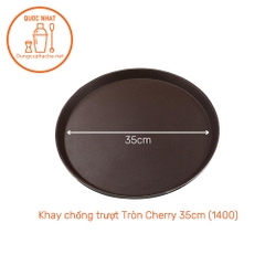 Khay chống trượt Tròn Cherry 35cm (1400) - T14 -8%