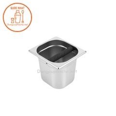 Khay đập bã cà phê inox sâu 15cm +10%