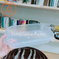 Khay nhựa đổ thạch NHỎ 24x16,5x4cm +8%