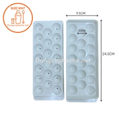 Khuôn đá bi 20viên 3,5cm -8%