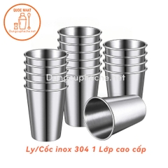 Ly/Cốc 1 Lớp inox 304 dung tích 600ml +8%
