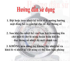 Nhiệt kế lò nướng +8%