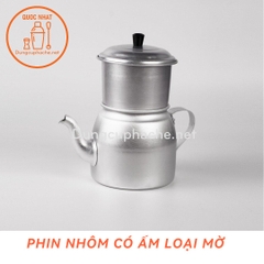 Phin nhôm có ấm loại MỜ MỎNG 200gr -T24 +10%