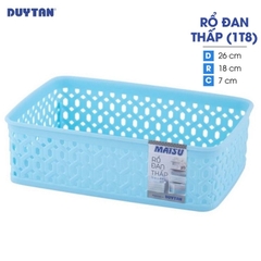 Rổ chữ nhật nhựa Duy Tân Kt 26 x 18 x 7 cm (1099) - T25 -8%