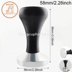 Tay nén Tamper cán nhựa 58mm -K