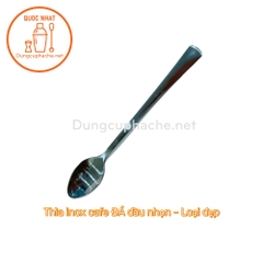 Thìa inox cafe DÀI đầu nhọn - Loại đẹp -N