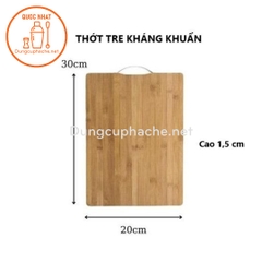 Thớt tre kháng khuẩn có móc treo  20x30cm +8%