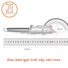 Dao bào/gọt trái cây cán inox +8%