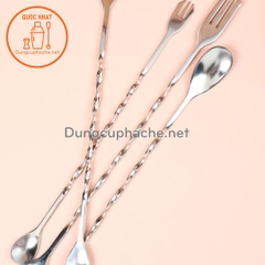 Thìa barspoon 2 đầu DÀI - 32cm +10%