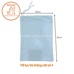 Túi lọc trà không nút SỐ 4 20x30cm - Túi 10c +8%