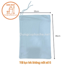 Túi lọc trà không nút SỐ 5 25x35cm - Túi 10c +8%