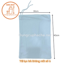 Túi lọc trà không nút SỐ 6 30x40cm - Túi 10c +8%