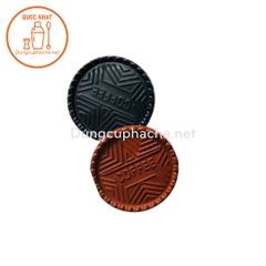 Đế lót ly dẻo Coffee Star (ĐEN) - T10 -8%