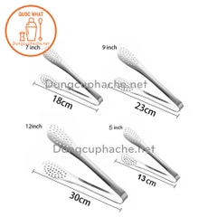 Kẹp gắp thức ăn Oval 13cm -K