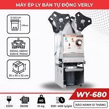 Máy dập màn ly cốc bán tự động WY680 +8%
