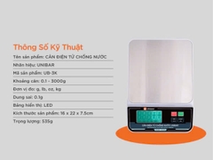 Cân điện tử chống nước Uniblend 3K -10%
