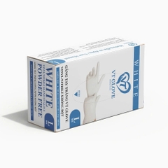 Bao tay TRẮNG Nitrile Size S +8%