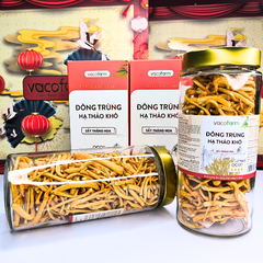Đông trùng hạ thảo khô 50g - Hũ thủy tinh