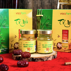 Tổ yến chưng đông trùng Vacofarm (6 lọ x 70ml)