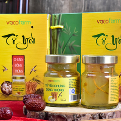 Tổ yến chưng đông trùng Vacofarm (6 lọ x 70ml)