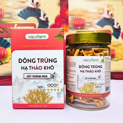 Đông trùng hạ thảo khô 30g - Hũ thủy tinh