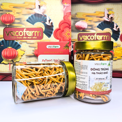 Đông trùng hạ thảo khô 30g - Hũ thủy tinh