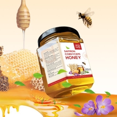 Saffron Cordyceps Honey - Mật ong ngâm Đông trùng hạ thảo Saffron
