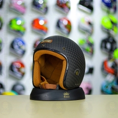Mũ Bảo Hiểm 3/4 BULLDOG Heli Carbon