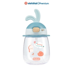Bình tập uống cho bé hình tai thỏ cao cấp Hokori B0083 Nhựa Việt Nhật Premium