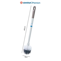 Cọ nhà vệ sinh, cọ bồn cầu dạng tròn hai màu C5854 Nhựa Việt Nhật Shop