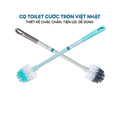 Cọ nhà vệ sinh, cọ bồn cầu dạng tròn hai màu C5854 Nhựa Việt Nhật Shop