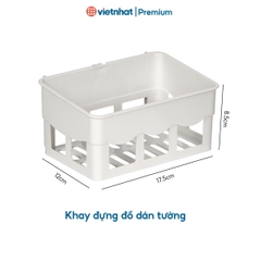 Khay đựng đồ dán tường đa năng 5698/5699/5701 Nhựa Việt Nhật Shop
