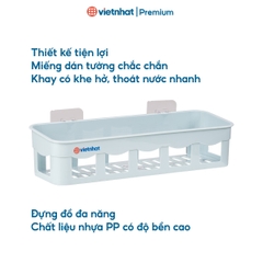 Khay đựng đồ dán tường đa năng 5698/5699/5701 Nhựa Việt Nhật Shop