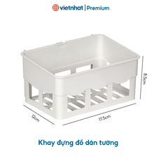 Khay đựng đồ dán tường đa năng 5698/5699/5701 Nhựa Việt Nhật Shop