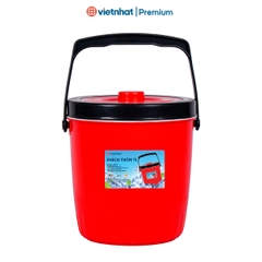 Thùng đựng đá, phích đá 7L giữ nhiệt siêu bền Việt Nhật P3907 Nhựa Việt Nhật Shop
