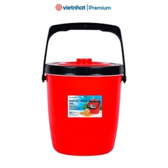 Thùng đựng đá, phích đá giữ nhiệt 10L siêu bền Việt Nhật P3910 Nhựa Việt Nhật Shop