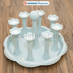 Khay úp cốc, cắm cốc 6ly - 8ly đa năng 1306 -1308 Nhựa Việt Nhật Shop