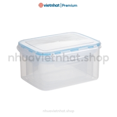 Bộ hộp lạnh chữ nhật có nắp cài, bộ B6535 Nhựa Việt Nhật Shop