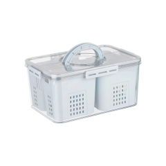 [MỚI] Hộp thực phẩm chữ nhật quai xách 2,3 ngăn Hokori 6570/6571 Nhựa Việt Nhật Shop