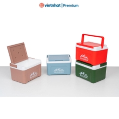 Phích đá, thùng đá vuông tiện ích mini có quai xách P3932 Nhựa Việt Nhật Shop