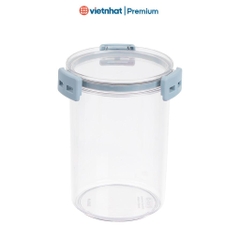 Hộp đựng thực phẩm đồ khô dáng tròn Hokori HKTH 6593/6594/6595 Nhựa Việt Nhật Premium