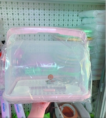 Khay úp bình sữa có nắp đậy tiện lợi, khay úp bình đa năng K1361-1 Nhựa Việt Nhật Shop