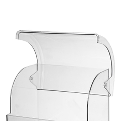 Tủ đựng mỹ phẩm để bàn có nắp đậy Hokori T3639-3 Nhựa Việt Nhật Shop