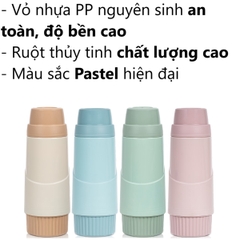 Bình giữ nhiệt cầm tay cá nhân 450ml B3980 Nhựa Việt Nhật Shop