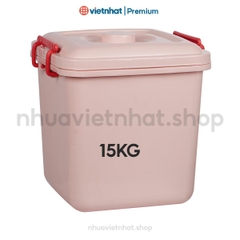 Thùng đựng gạo tiện ích 10kg - 15kg 53/5353 Nhựa Việt Nhật Shop