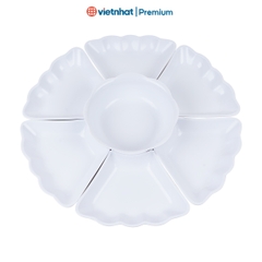 Bộ bát đĩa hoa mặt trời 7 món B6836 Nhựa Việt Nhật Shop