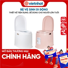 Bệ vệ sinh di động cho người già, trẻ em Việt Nhật 5459 Nhựa việt Nhật Premium